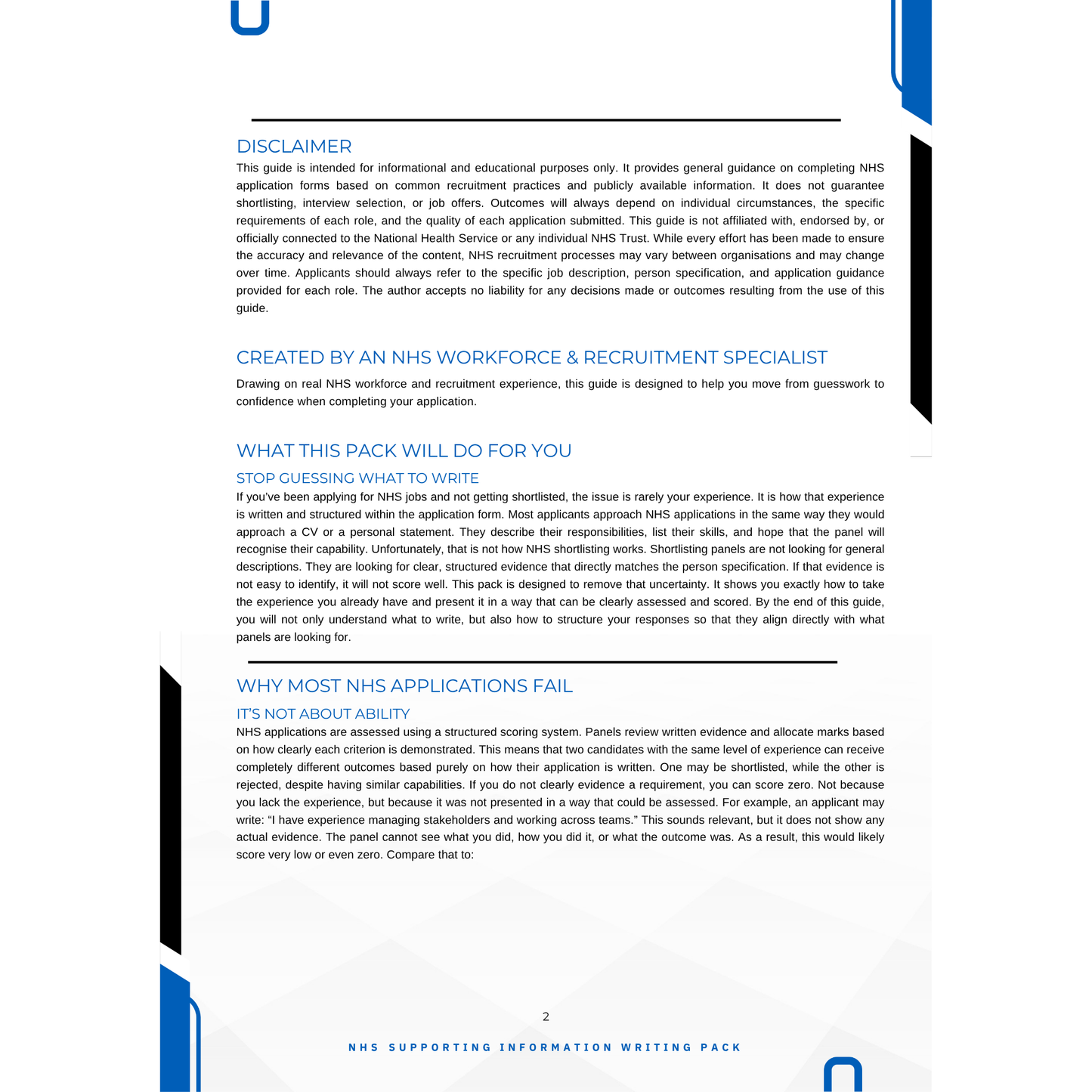 Ebook: The Comprehensive NHS Jobs Shortlisting Toolkit